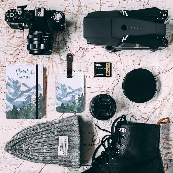 Passport Holder Set,Passport Holder and Luggage Tag,Cover for Men and Women,Wall - Picture 7 of 8